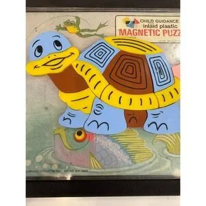 Child Guidance | Toys | Vintage Child Guidance Magnetic Puzzle Turtle ...